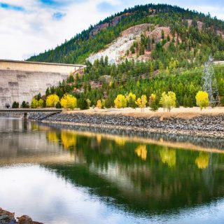 Libby Dam在蒙大拿州