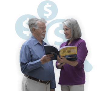 间皮瘤患者和妻子阅读经济援助指南