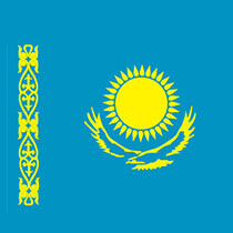 哈萨克斯坦的国旗