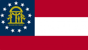 格鲁吉亚州旗帜