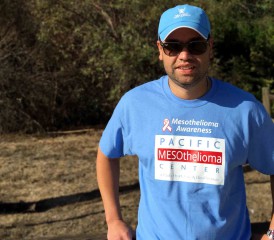 医疗外展联络Jose Ortiz在太平洋Meso中心5K for Mesothelioma