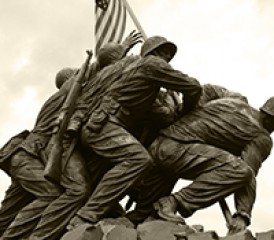 海军陆战队战争纪念雕像