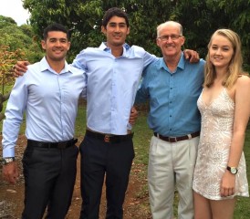 澳大利亚间皮瘤幸存者迈克T.和他的家人