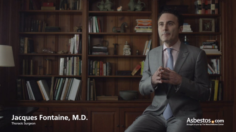 Jacques Fontaine Video关于恶性间皮瘤的视频