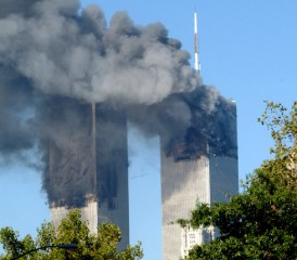 在9-11攻击期间双塔